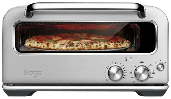 Sage SPZ820BSS4EEU1 the Smart Oven Pizzaiolo - pizza oven - brushed stainless steel